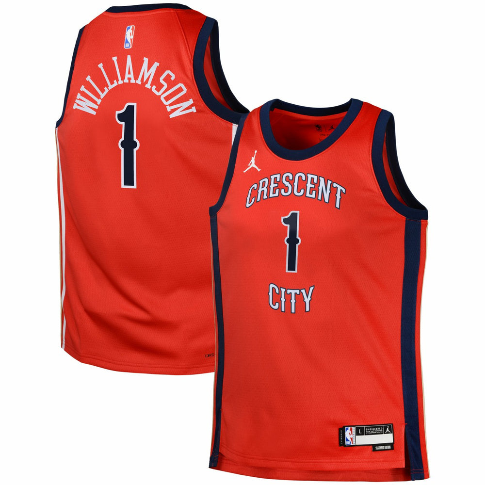 Zion Williamson New Orleans Pelicans Jordan Brand Swingman Jersey Statement New