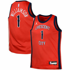 Zion Williamson New Orleans Pelicans Jordan Brand Swingman Jersey Statement New