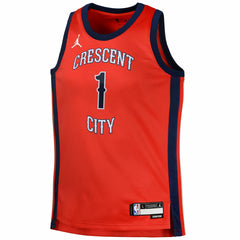 Zion Williamson New Orleans Pelicans Jordan Brand Swingman Jersey Statement New
