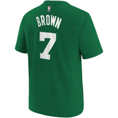 Jaylen Brown Boston Celtics Youth Icon Name & Number T-Shirt Online