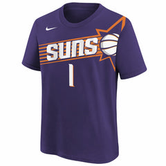 Devin Booker Phoenix Suns Youth Icon Name & Number T-Shirt On Sale
