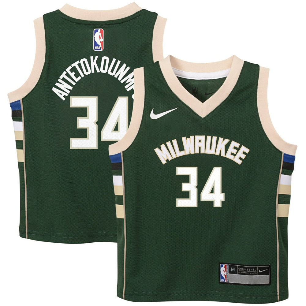 Giannis Antetokounmpo Milwaukee Bucks Preschool Swingman Player Jersey On Sale