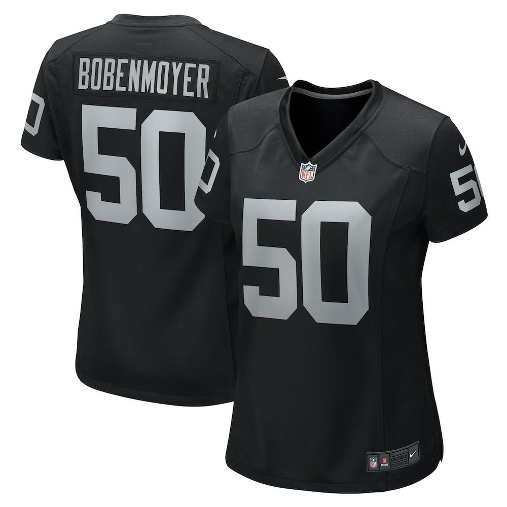 Las Vegas Raiders Nike Jacob Bobenmoyer Women's Game Player Jersey