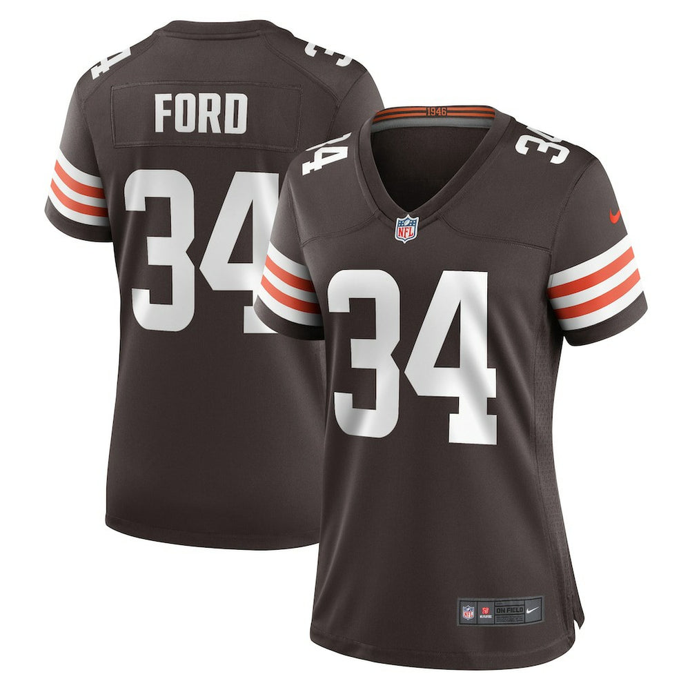 Cleveland Browns Nike Jerome Ford Women's Game Player Jersey