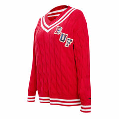 Buffalo Bills Pro Standard Women's Prep V-Neck Pullover Sweater
