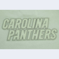 Carolina Panthers Pro Standard Women's Oversized Cropped Neutral Pullover Sweatshirt