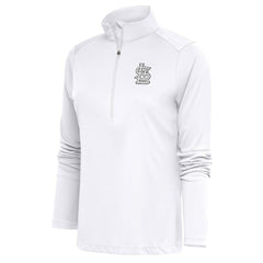 St. Louis Cardinals Antigua Women's Brushed Metallic Tribute Half-Zip Pullover Top | MLB US