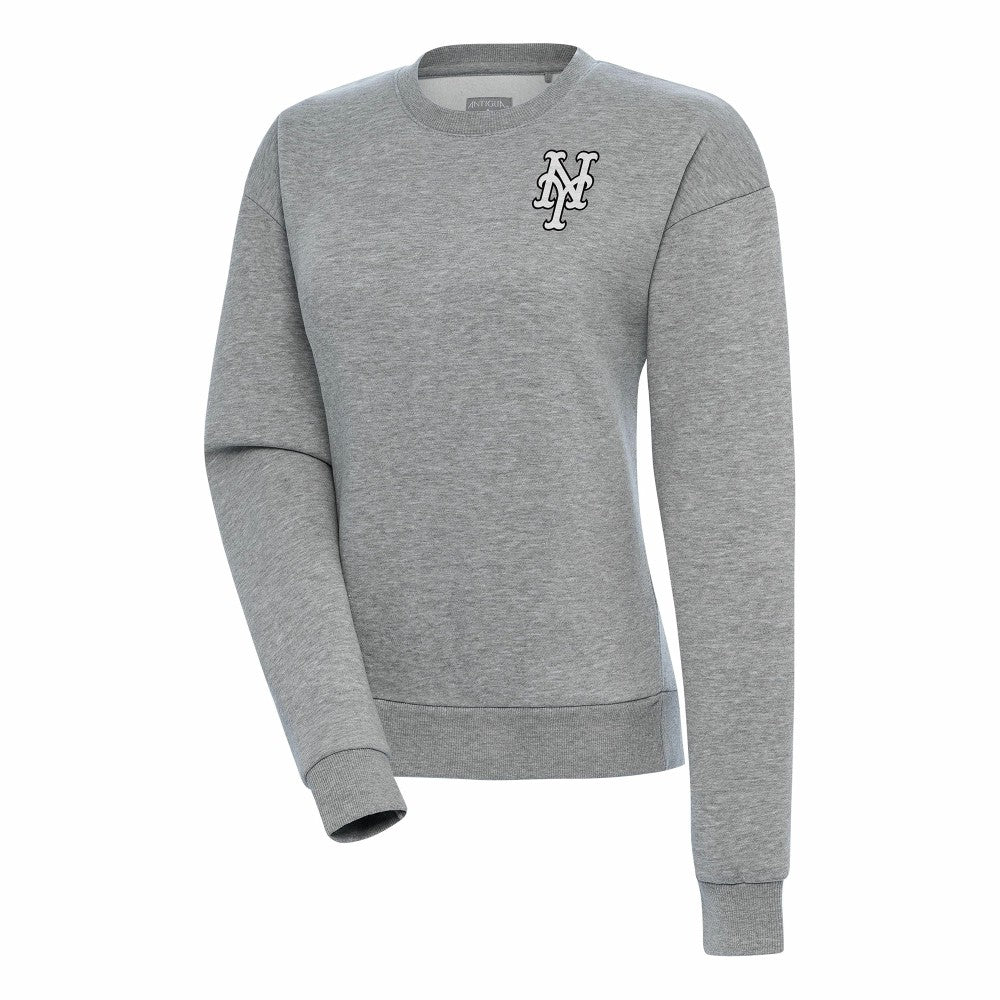 New York Mets Antigua Women's Brushed Metallic Victory Pullover Sweatshirt | MLB Near me