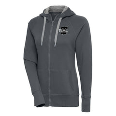 Philadelphia Phillies Antigua Women's Brushed Metallic Victory Full-Zip Hoodie | MLB Online