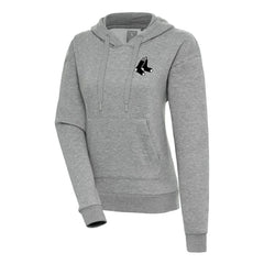Boston Red Sox Antigua Women's Brushed Metallic Victory Pullover Hoodie | MLB US