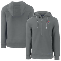 Chicago Cubs Cutter & Buck Roam Eco Half-Zip Recycled Pullover Hoodie | MLB Online