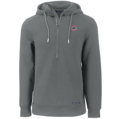 Chicago Cubs Cutter & Buck Roam Eco Half-Zip Recycled Pullover Hoodie | MLB Online