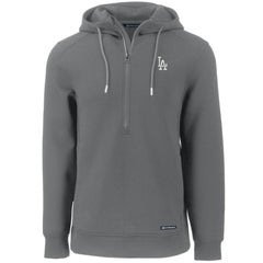Los Angeles Dodgers Cutter & Buck Roam Eco Half-Zip Recycled Pullover Hoodie | MLB Outlet