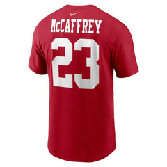 San Francisco 49ers Nike Christian McCaffrey Player Name & Number T-Shirt