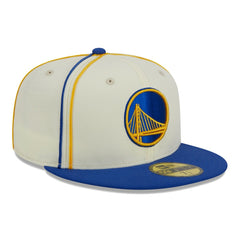 Golden State Warriors Piping 2-Tone 59FIFTY Fitted Hat sale Discount