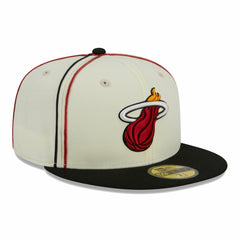 Miami Heat Piping 2-Tone 59FIFTY Fitted Hat Online