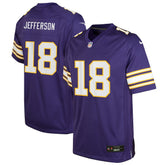 Minnesota Vikings Nike Justin Jefferson Youth Game Jersey