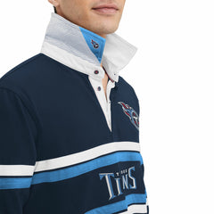 Tennessee Titans Tommy Hilfiger Cory Varsity Rugby Long Sleeve T-Shirt