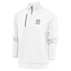 New York Yankees Antigua Metallic Generation Quarter-Zip Pullover Top | MLB For sale