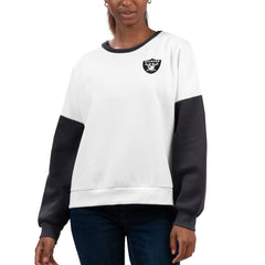 Las Vegas Raiders G-III 4Her by Carl Banks Women's A-Game Pullover Sweatshirt
