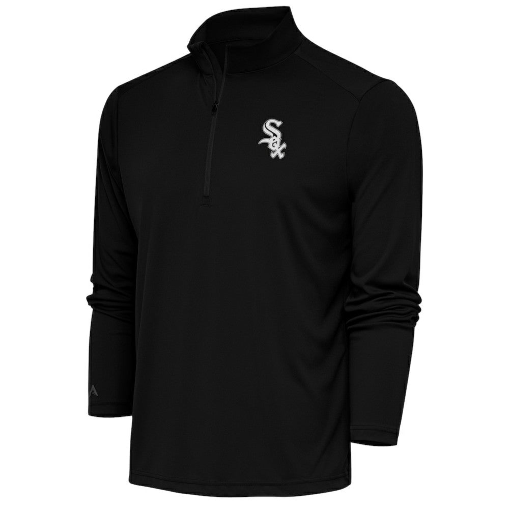 Chicago White Sox Antigua Metallic Tribute Quarter-Zip Top | MLB Shop