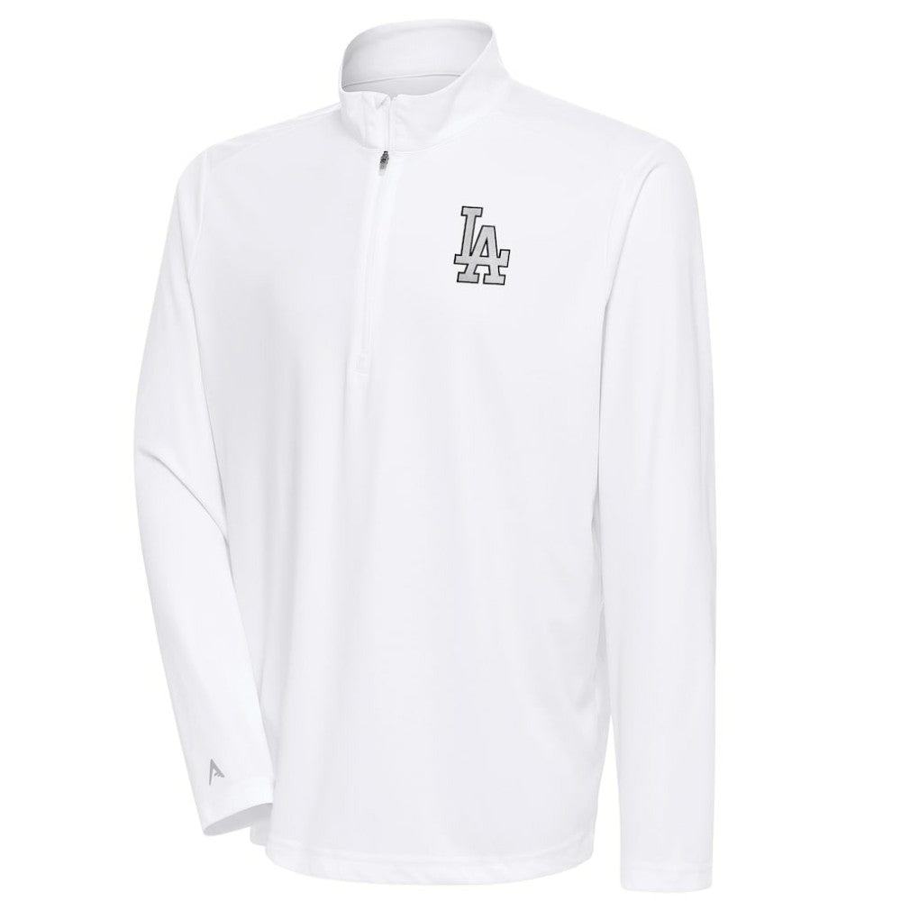 Los Angeles Dodgers Antigua Metallic Tribute Quarter-Zip Top | MLB On Sale