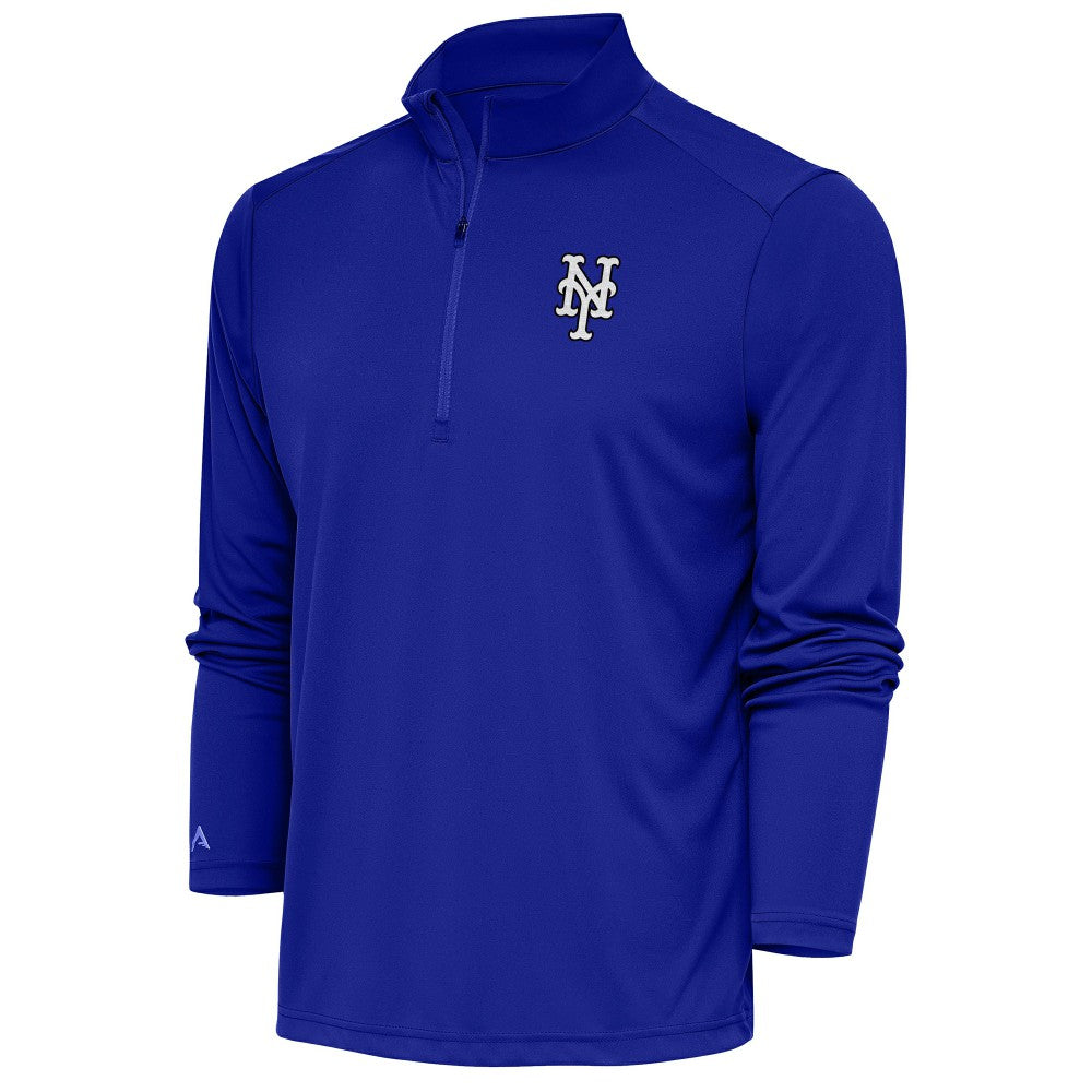 New York Mets Antigua Metallic Tribute Quarter-Zip Top | MLB Online