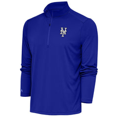 New York Mets Antigua Metallic Tribute Quarter-Zip Top | MLB Online