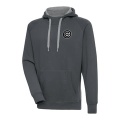 Chicago Cubs Antigua Metallic Victory Pullover Hoodie | MLB Outlet