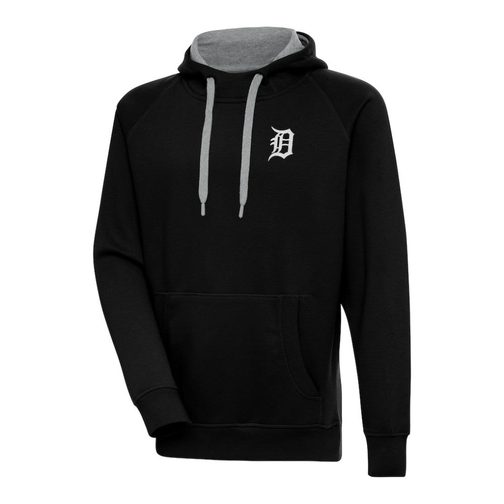Detroit Tigers Antigua Metallic Victory Pullover Hoodie | MLB Sale