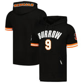 Cincinnati Bengals Joe Burrow Pro Standard Player Name & Number Hoodie T-Shirt