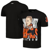 Cincinnati Bengals Joe Burrow Pro Standard Avatar Remix Player Graphic T-Shirt