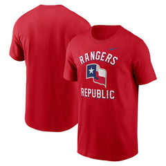 Texas Rangers Nike Lone Star Flag Hometown T-Shirt | MLB Sale