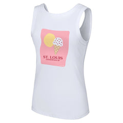 St. Louis Cardinals Lusso Style Women's Lindy Tank Top | MLB Discount