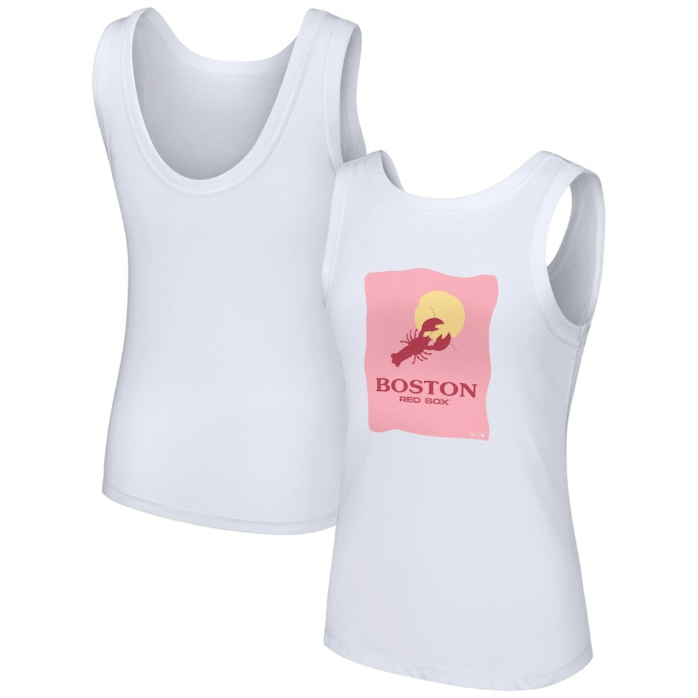 Boston Red Sox Lusso Style Women's Lindy Tank Top | MLB Near me