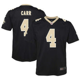 New Orleans Saints Nike Derek Carr Youth Game Jersey