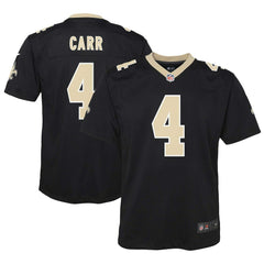 New Orleans Saints Nike Derek Carr Youth Game Jersey
