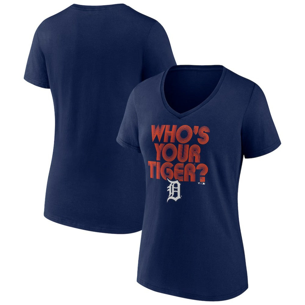 Detroit Tigers Women's Hometown Tiger Daddy V-Neck T-Shirt | MLB Online