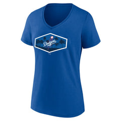 Los Angeles Dodgers Women's Hometown Scoreboard V-Neck T-Shirt | MLB Online