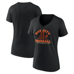 San Francisco Giants Women's Hometown Bay City Baseball V-Neck T-Shirt | MLB Near me