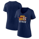 Houston Astros Women's Hometown Throwback Stros V-Neck T-Shirt | MLB Shop