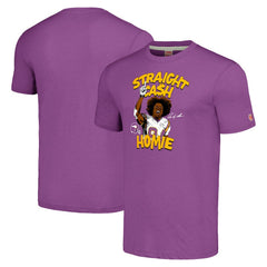 Minnesota Vikings Randy Moss Unisex Homage Caricature Retired Player Tri-Blend T-Shirt