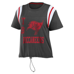 Tampa Bay Buccaneers WEAR by Erin Andrews Women's Cinched Colorblock T-Shirt