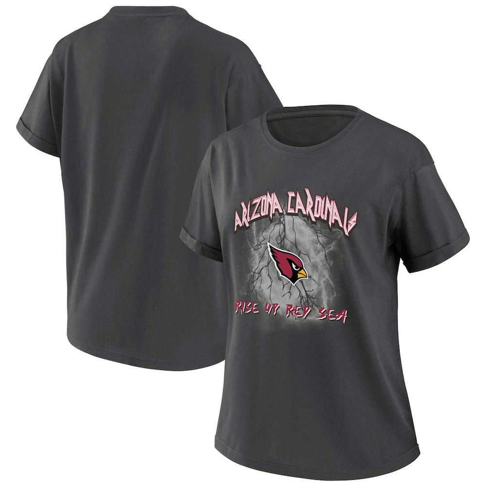 Arizona Cardinals WEAR by Erin Andrews Women's Boyfriend T-Shirt