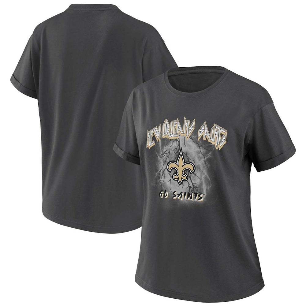 New Orleans Saints WEAR by Erin Andrews Women's Boyfriend T-Shirt