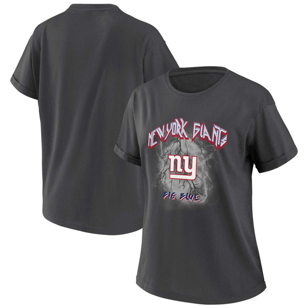 New York Giants WEAR by Erin Andrews Women's Boyfriend T-Shirt