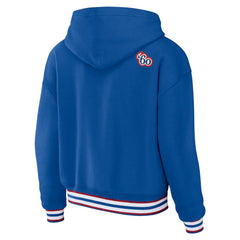 Buffalo Bills WEAR by Erin Andrews Women's Lace-Up Pullover Hoodie