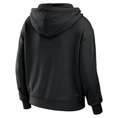 New Orleans Saints WEAR by Erin Andrews Women's Color Block Light Weight Modest Crop Full-Zip Hoodie