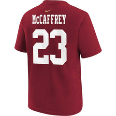 San Francisco 49ers Nike Christian McCaffrey Youth Player Name & Number T-Shirt