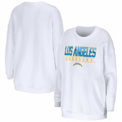 Los Angeles Chargers WEAR by Erin Andrews Women's Domestic Pullover Sweatshirt